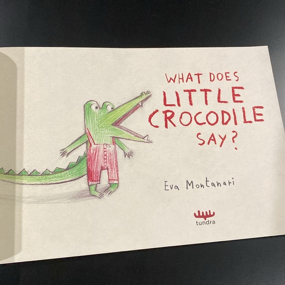 What Does Little Crocodile Say? by Eva Montanari - Softcover Children’s Book - Picture 4 of 8